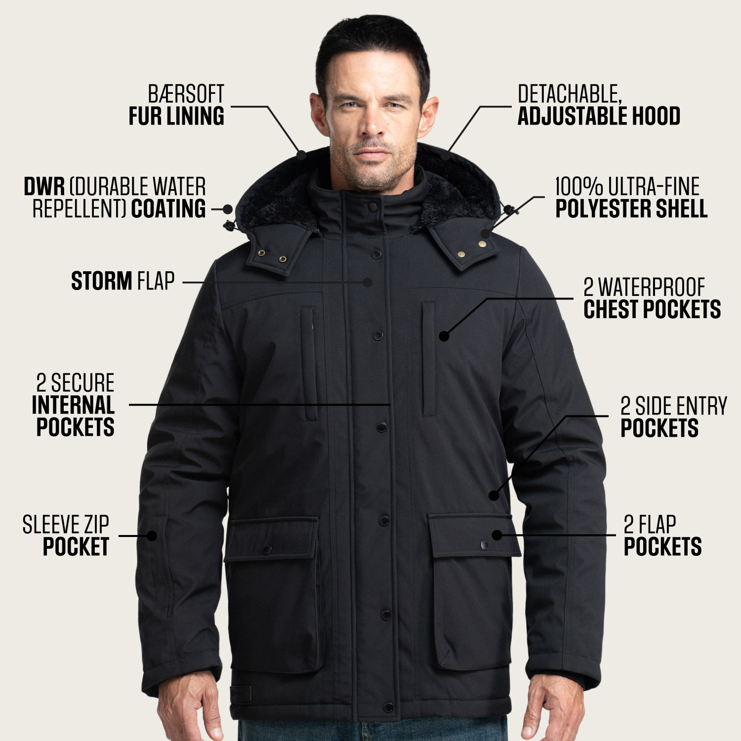 新品　BRIEFING POLARTEC WINDBLOCK PARKA L 新品BRIEFING POLARTEC WINDBLOCK PARKA L